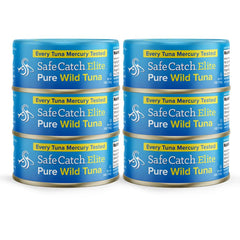  6 cans of pure wild tuna  