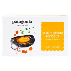 Pantagonia Savory Sofrito Mussels Tin 