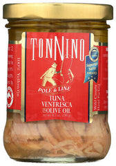 Tonnino Pole jar of cooked tuna 